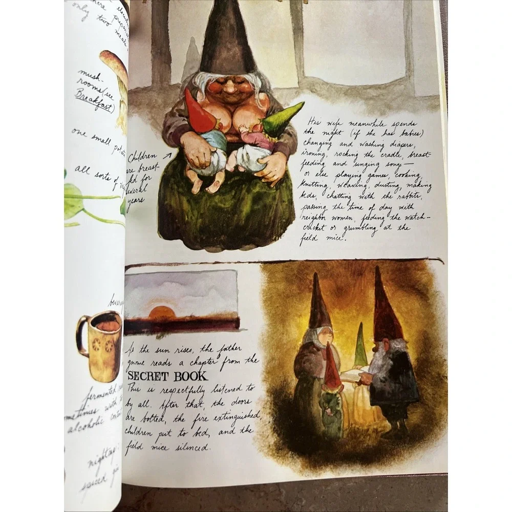 Gnomes by Wil Huygen and Rien Poortvliet 1977 Hardcover SIGNED